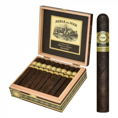 Perla Del Mar Maduro Robusto 25li