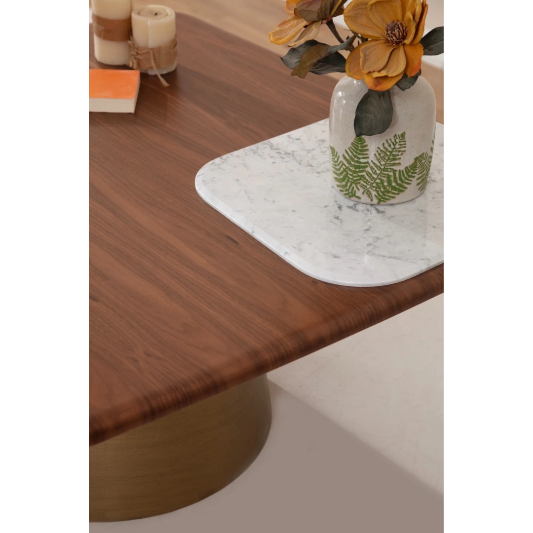 Bueno Orta Sehpa (Beyaz-Pirinç)