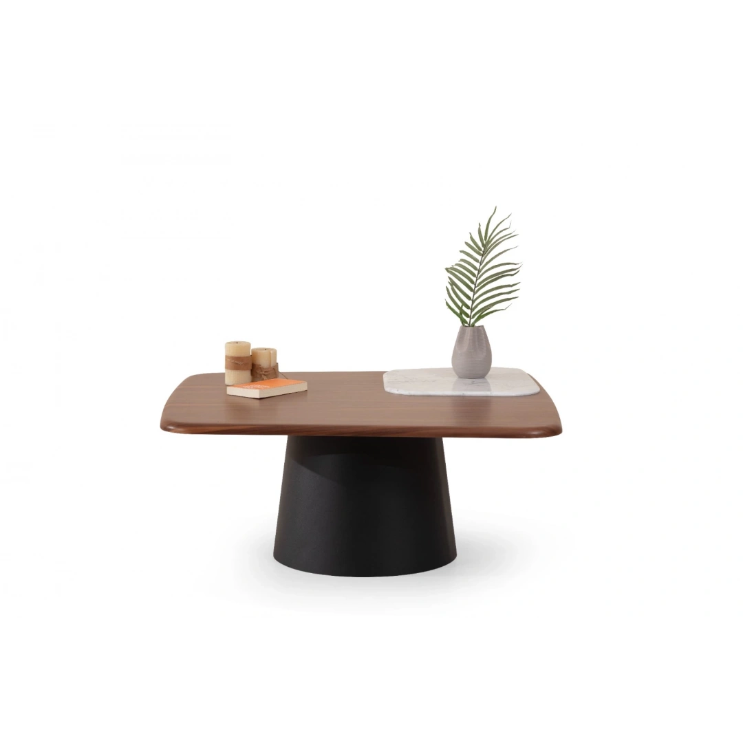 Bueno Orta Sehpa (Beyaz-Siyah)