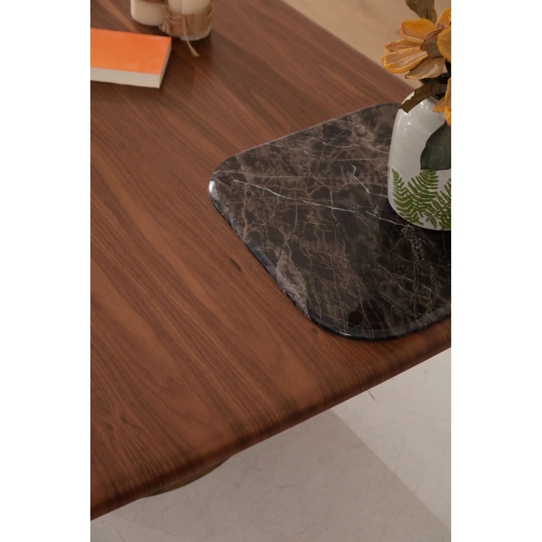 Bueno Orta Sehpa (Siyah-Pirinç)