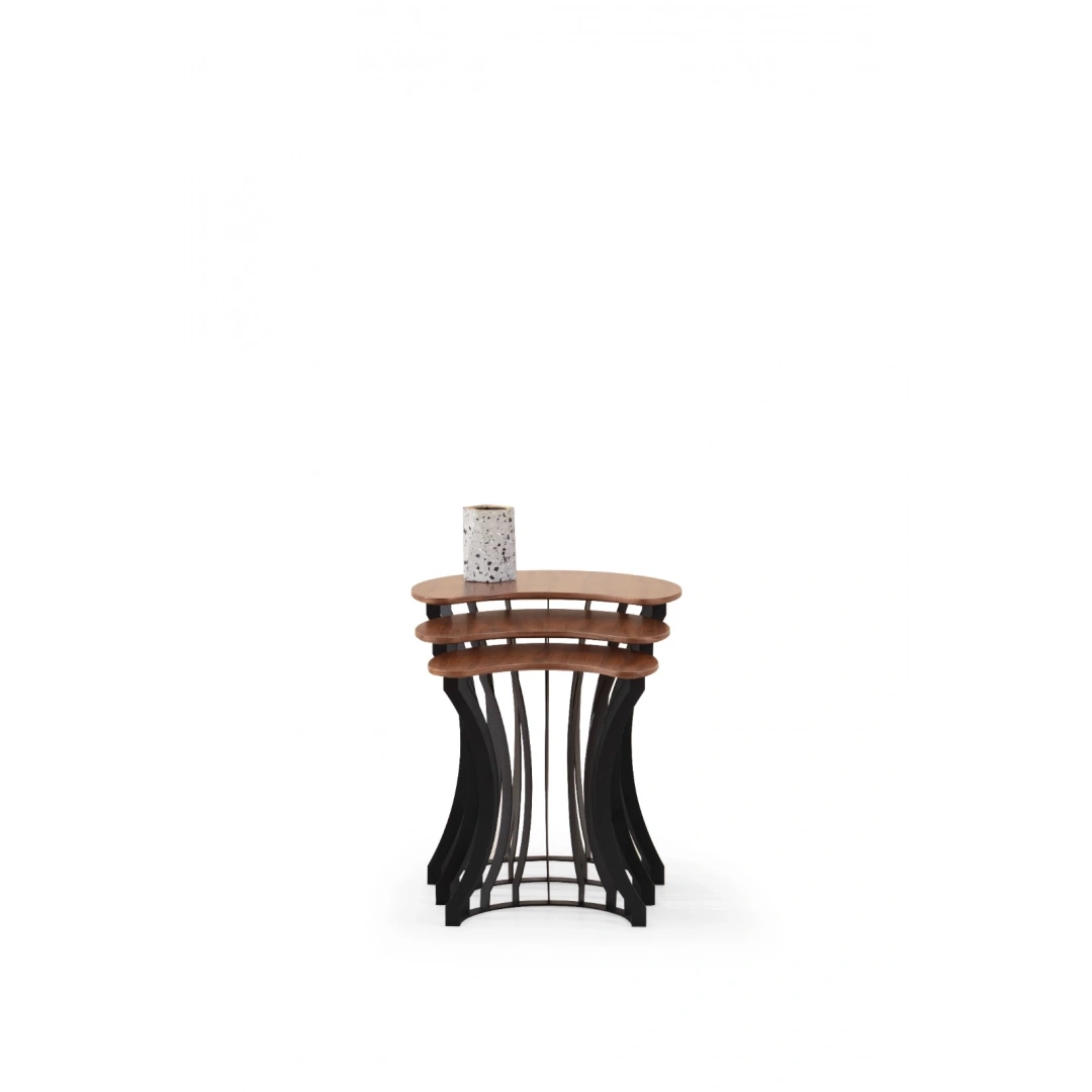 Carmen Zigon Sehpa (Siyah)