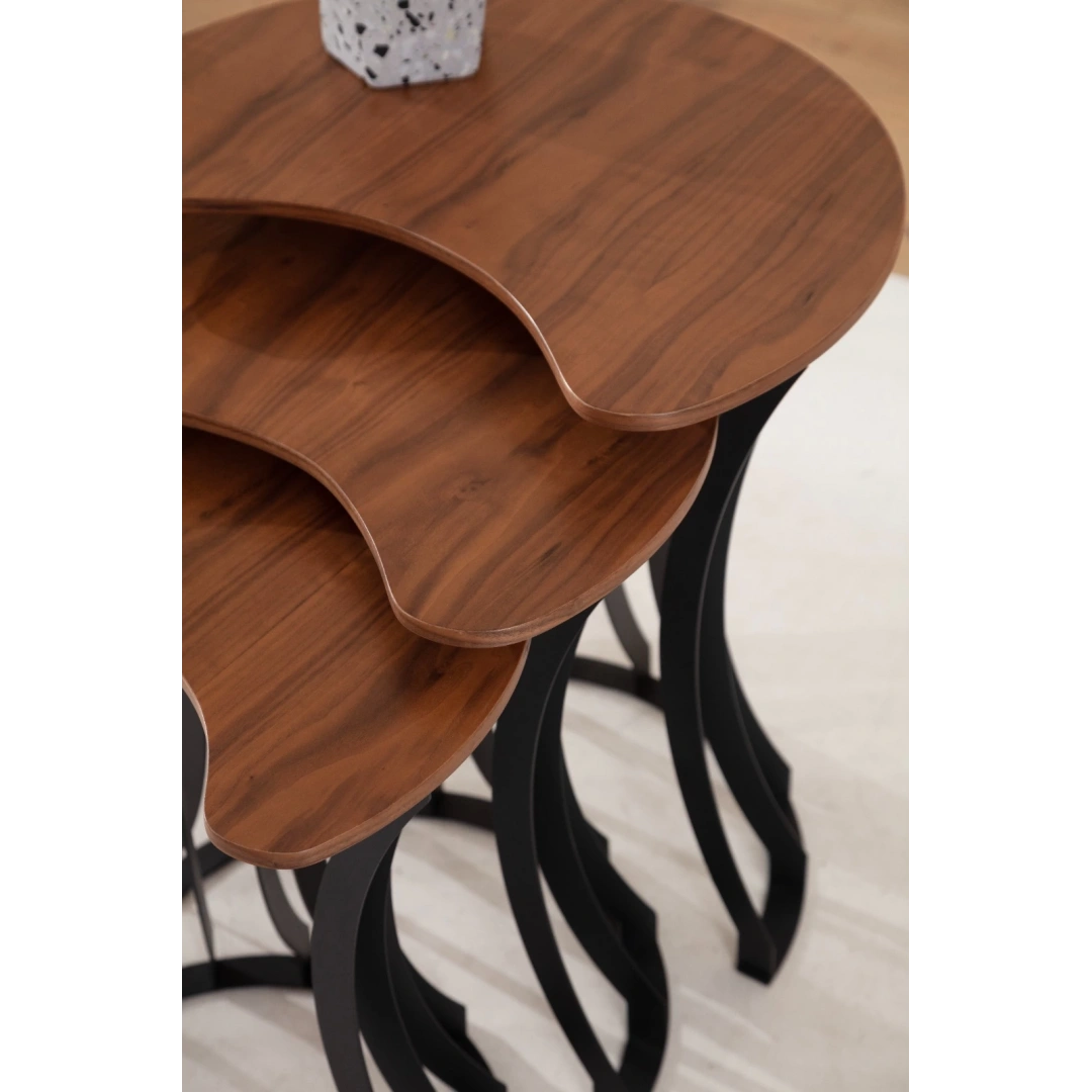 Carmen Zigon Sehpa (Siyah)