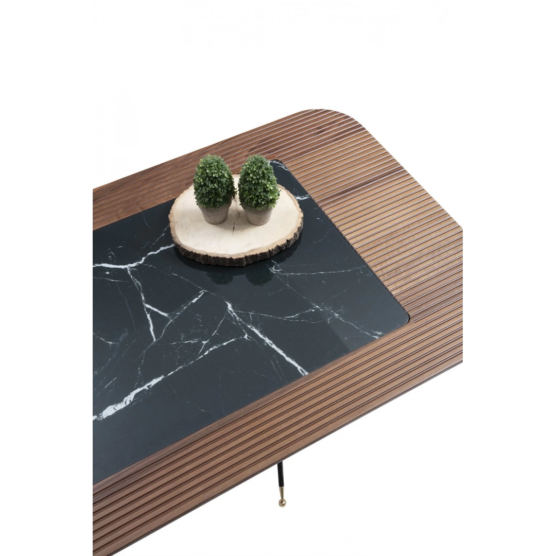 Diamond Orta Sehpa (Ceviz-Siyah)