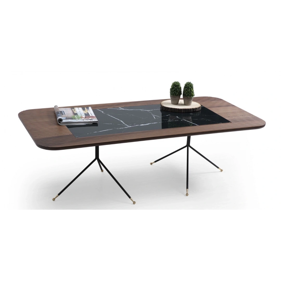 Diamond Orta Sehpa (Ceviz-Siyah)