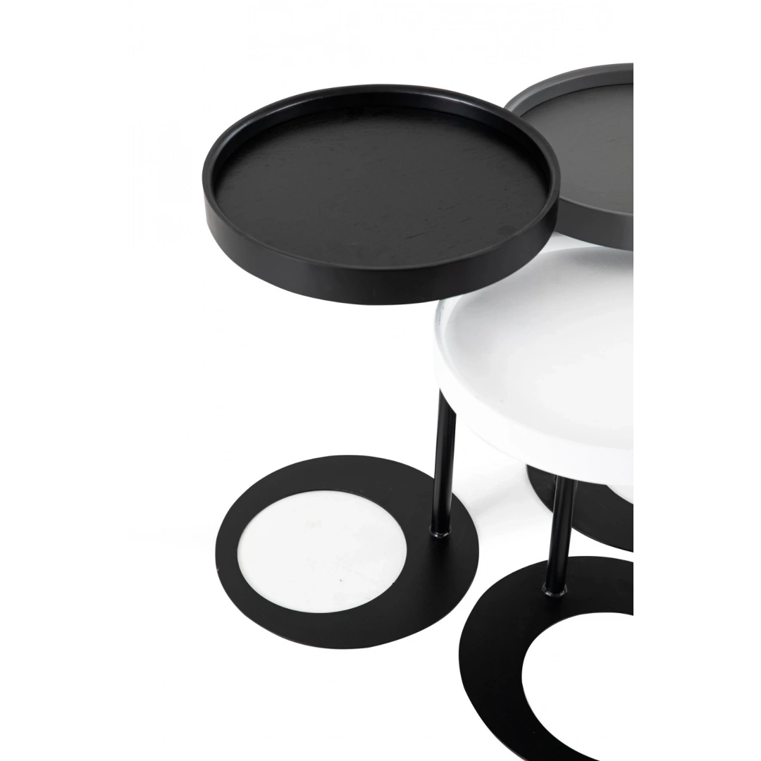 Ren Zigon Sehpa (Siyah)