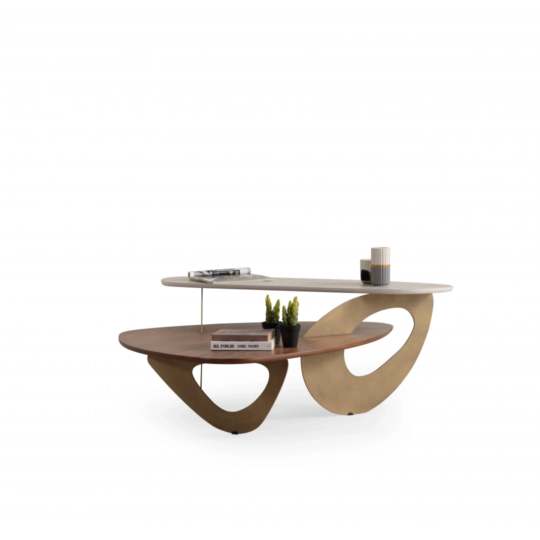 Solid Orta Sehpa (Traverten)