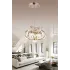 Sarmaşık Led 4 Toplu Modern Gold/Krom Kasa Lüks Avize
