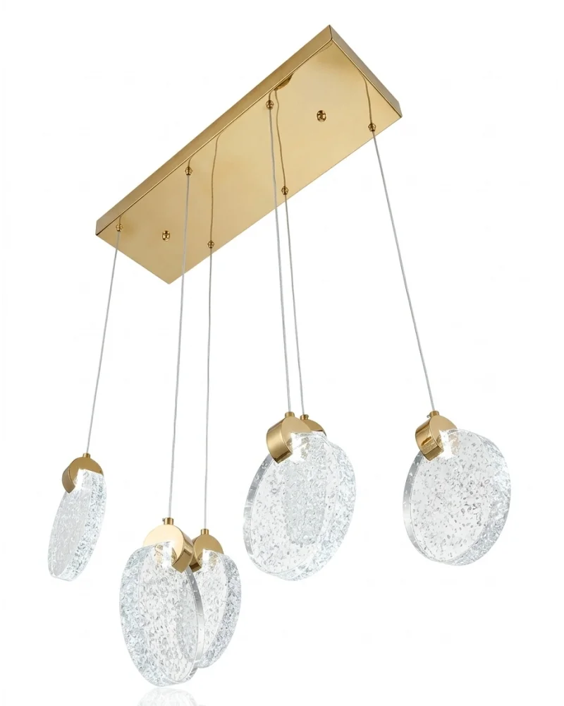 Ciro 5li Sıralı Kumandalı Ledli Sarkıt Avize