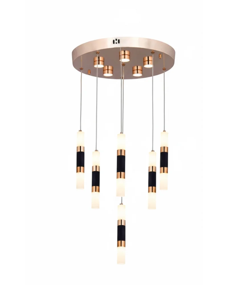 Lion Gold Ledli 6lı Lüks Sarkıt Avize