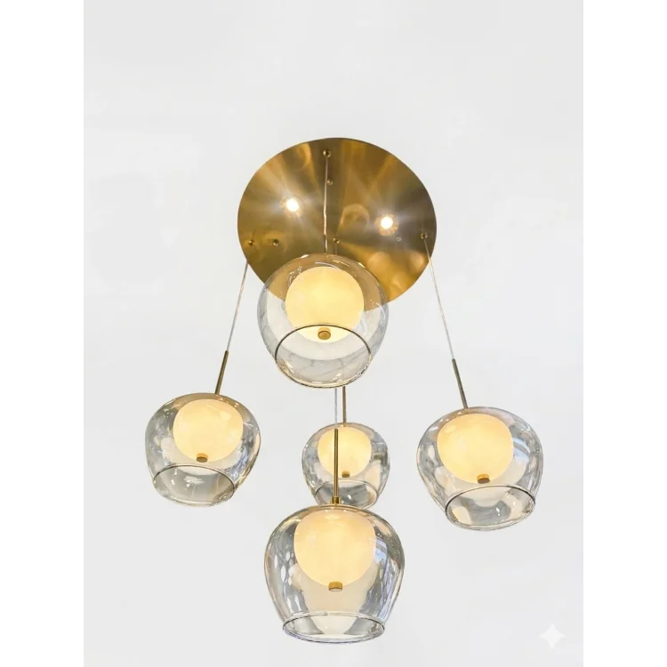 Zena 5li Eskitme Ledli Sarkıt Avize