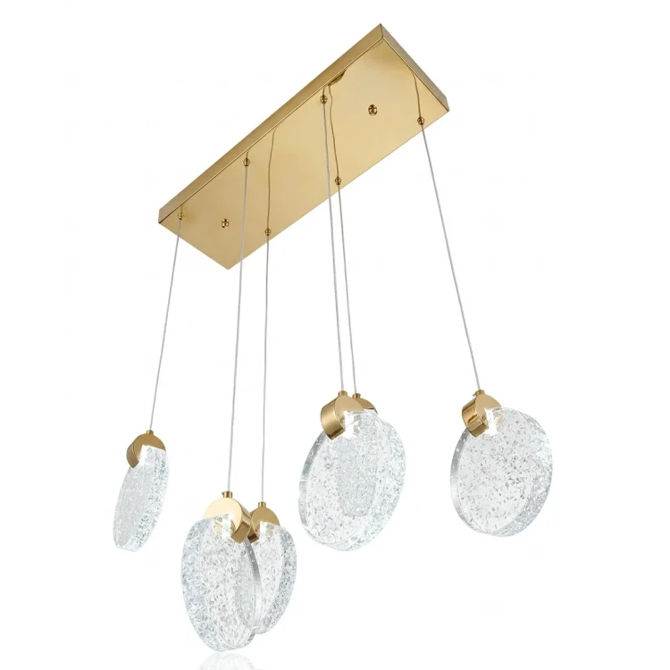 Ciro 5li Sıralı Kumandalı Ledli Sarkıt Avize