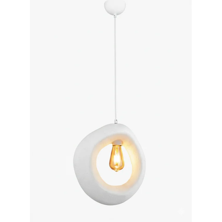 Sarkıt Tekli 32 Cm Halka Beton Avize