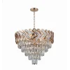Luce Yuvarlak 50lik Gold Modern Taşlı Avize