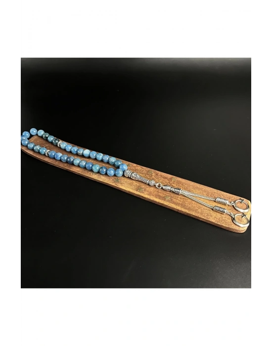 Apatit 8mm 33lük Doğal Taş Tesbih