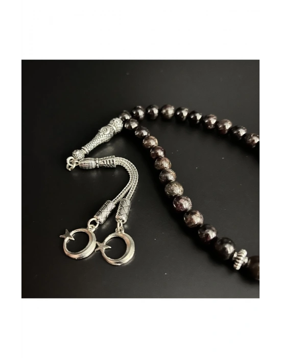 Granat Lal 8mm 33lük Doğal Taş Tesbih