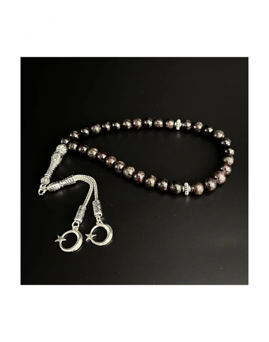 Granat Lal 8mm 33lük Doğal Taş Tesbih