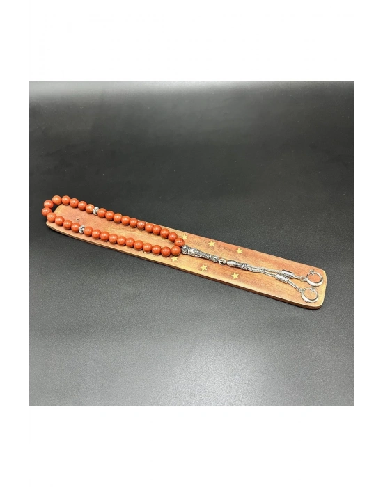 Kırmızı Jasper 8mm 33lük Doğal Taş Tesbih