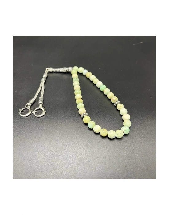 Krizopras 8mm 33lük Doğal Taş Tesbih