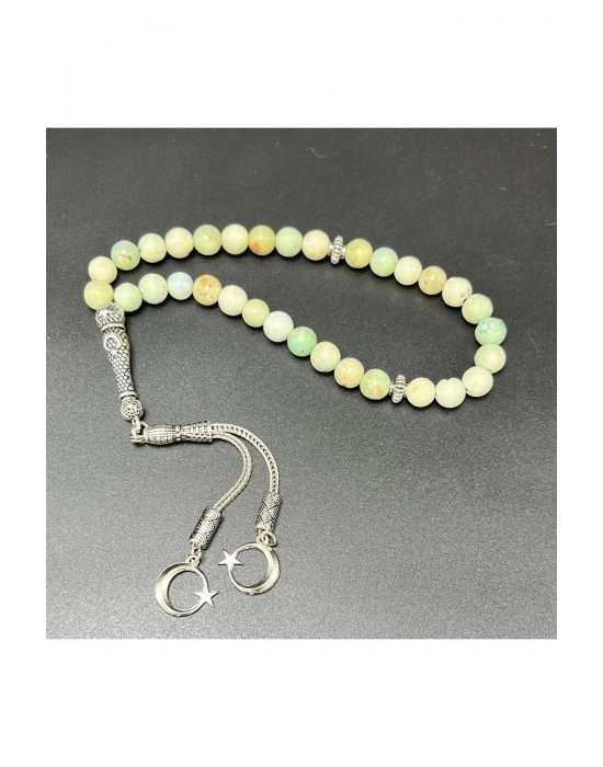 Krizopras 8mm 33lük Doğal Taş Tesbih