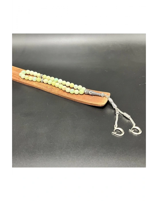 Krizopras 8mm 33lük Doğal Taş Tesbih