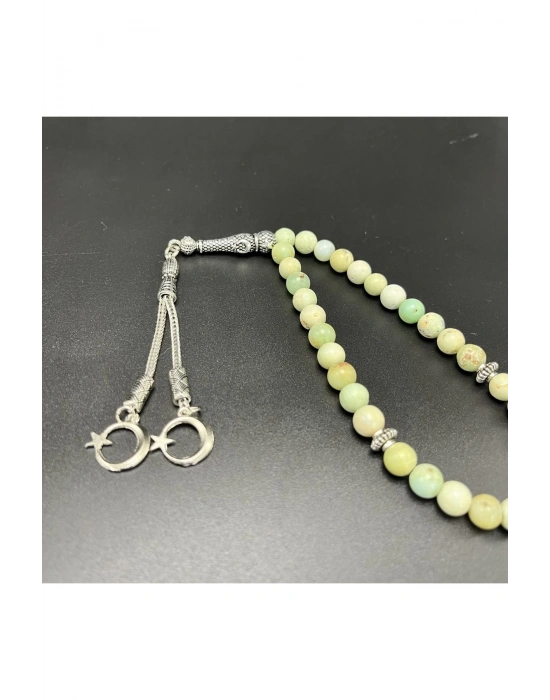 Krizopras 8mm 33lük Doğal Taş Tesbih
