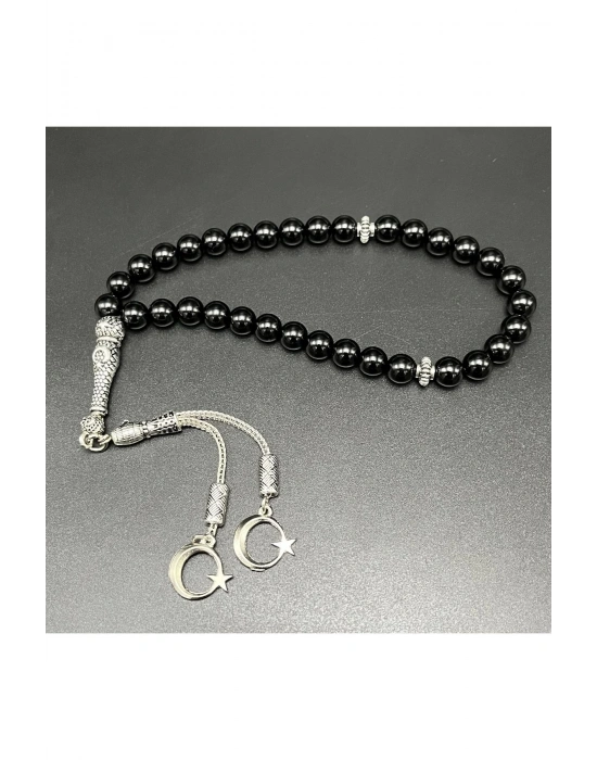 Oniks 8mm 33lük Doğal Taş Tesbih