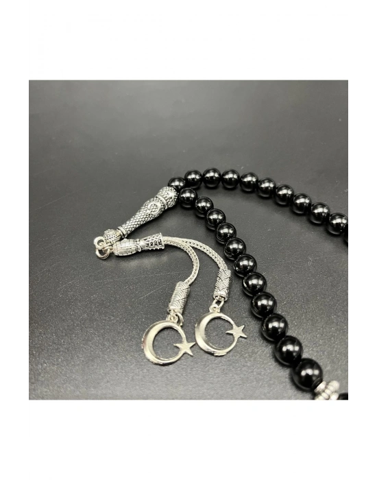 Oniks 8mm 33lük Doğal Taş Tesbih