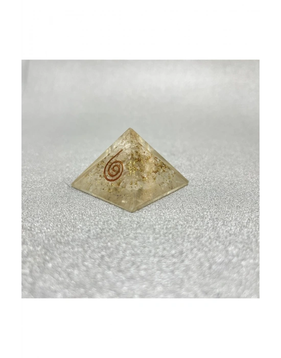 Selenit Orgonit Piramit 4x3.5 cm 35 GR