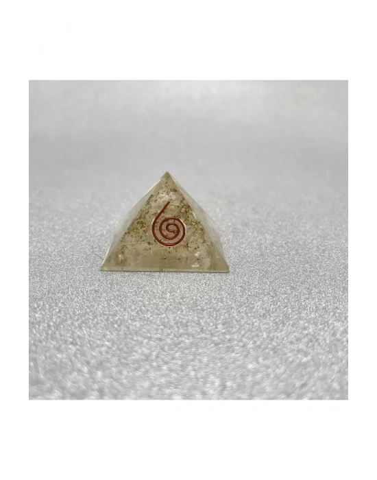 Selenit Orgonit Piramit 4x3.5 cm 35 GR