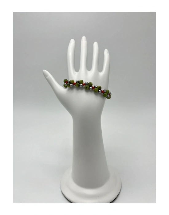 Sertifikalı 6mm Ipli Yeşim Ayarlanabilir Ölçü Doğal Taş Bileklik