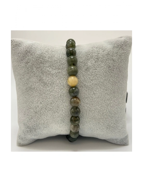 SERTİFİKALI Afrika Yeşim 6mm Doğal Taş Bileklik