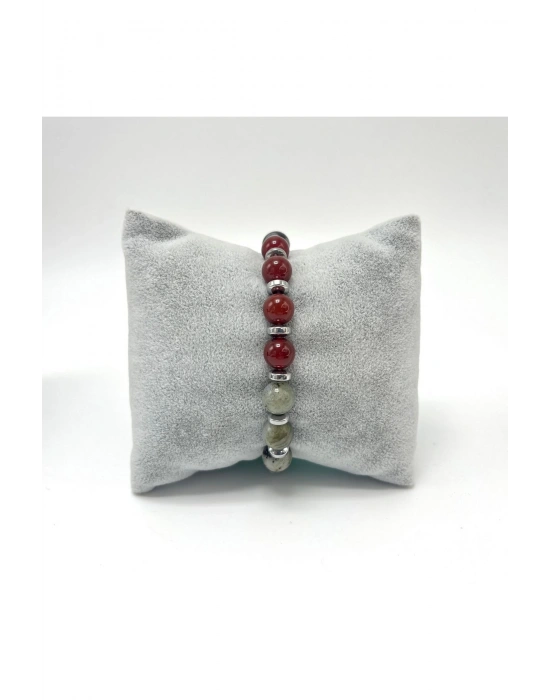 Sertifikalı Akrep Burcu 8mm Doğal Taş Bileklik