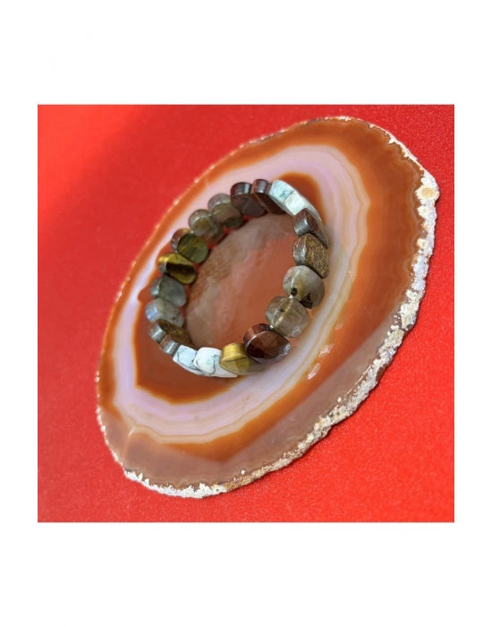 Sertifikalı Akrep Burcu Doğal Taş Roleks Bileklik