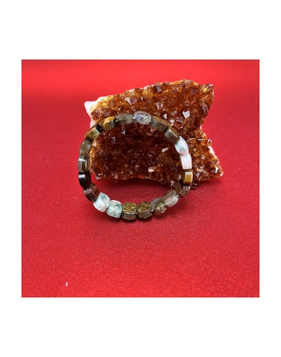 Sertifikalı Akrep Burcu Doğal Taş Roleks Bileklik