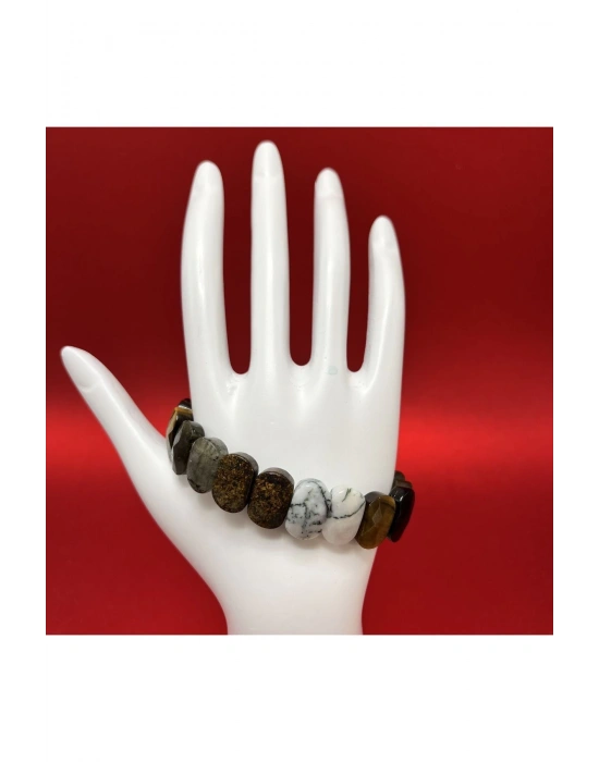 Sertifikalı Akrep Burcu Doğal Taş Roleks Bileklik