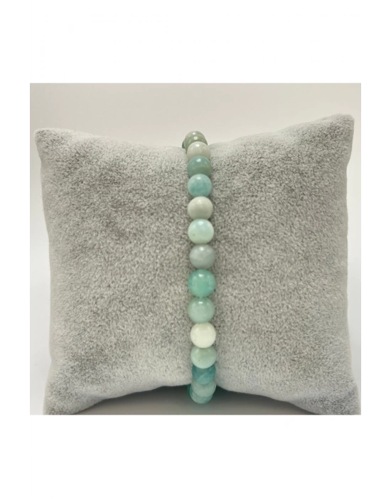 SERTİFİKALI Amazonit 6mm Doğal Taş Bileklik