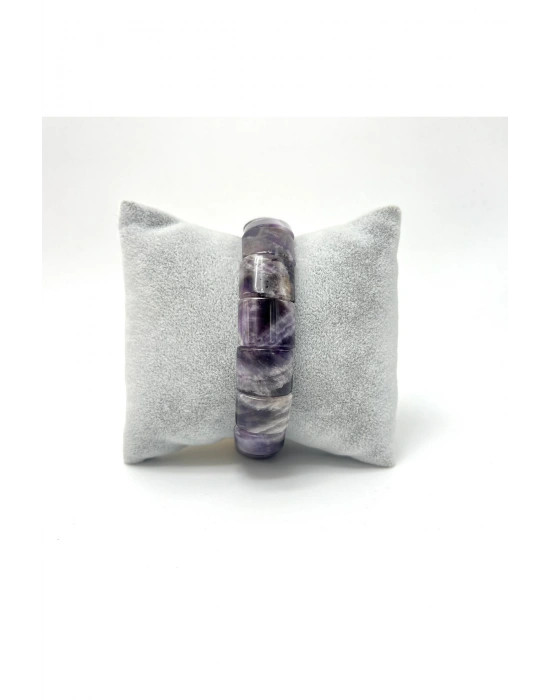 Sertifikalı Ametist Doğal Taş Roleks Bileklik