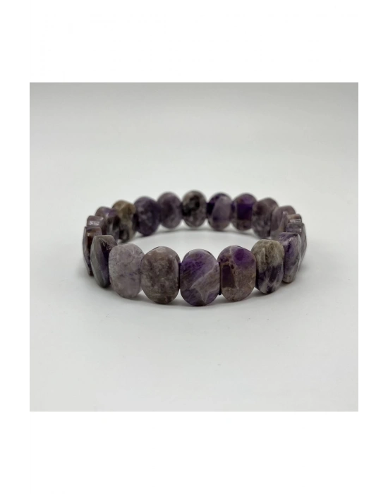 Sertifikalı Ametist Doğal Taş Roleks Bileklik