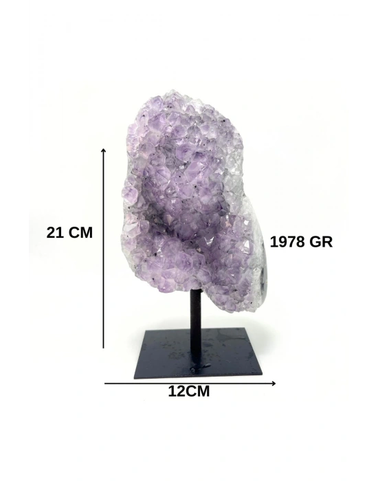 Sertifikalı Ametist Ham Kaya Parça 1978 gr