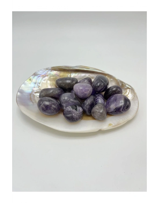 Sertifikalı Ametist Tımbıl Doğal Taş (1 adet )