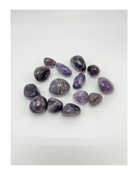 Sertifikalı Ametist Tımbıl Doğal Taş (1 adet )