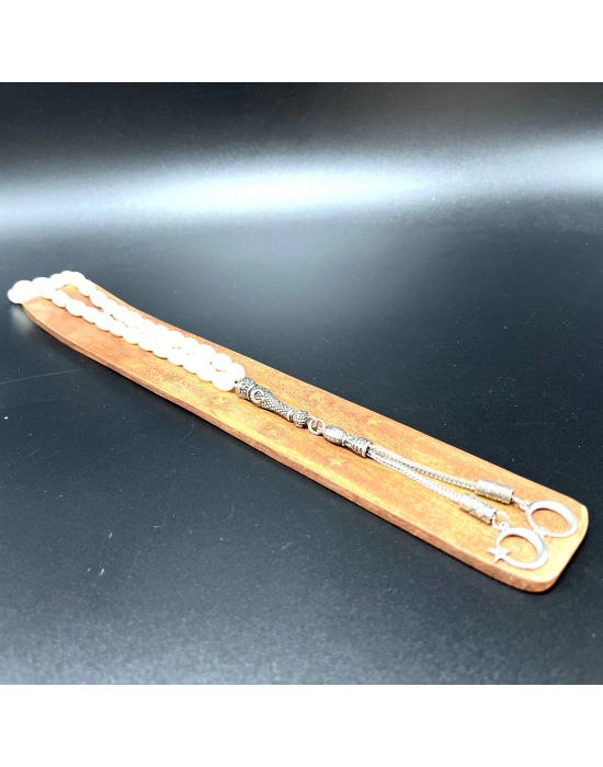 Sertifikalı Arpa Sedef 33lük Doğal Taş Tesbih