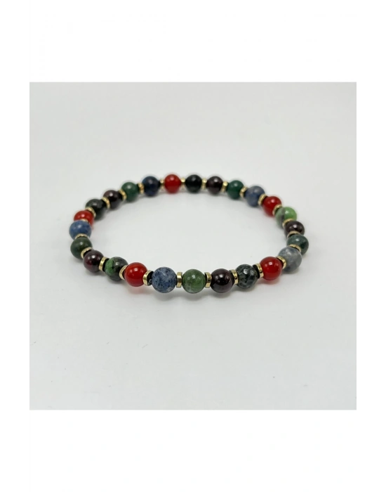 SERTİFİKALI ASLAN BURCU DOĞAL TAŞ BİLEKLİK 6mm