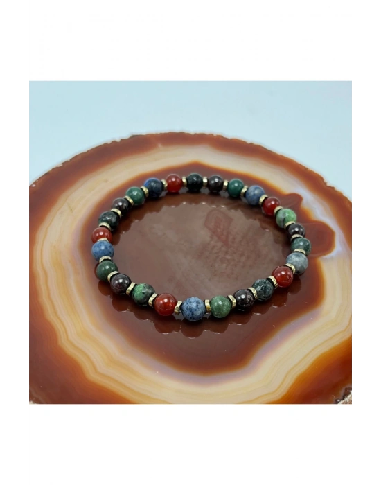 SERTİFİKALI ASLAN BURCU DOĞAL TAŞ BİLEKLİK 6mm