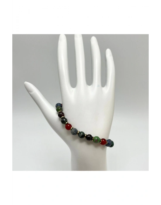 SERTİFİKALI ASLAN BURCU DOĞAL TAŞ BİLEKLİK 6mm