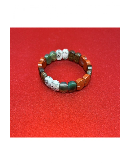 Sertifikalı Aslan Burcu Doğal Taş Roleks Bileklik