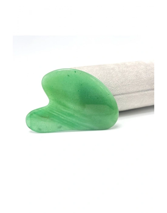 Sertifikalı Aventurin 1. Sınıf Kalite Gua Sha Doğal Taş Masaj Aleti