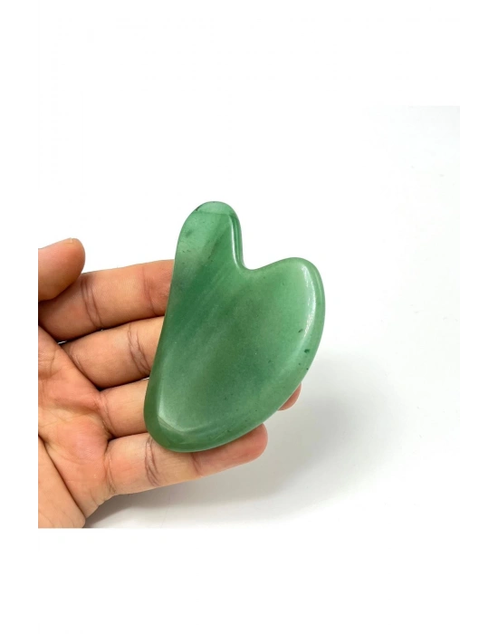 Sertifikalı Aventurin 1. Sınıf Kalite Gua Sha Doğal Taş Masaj Aleti