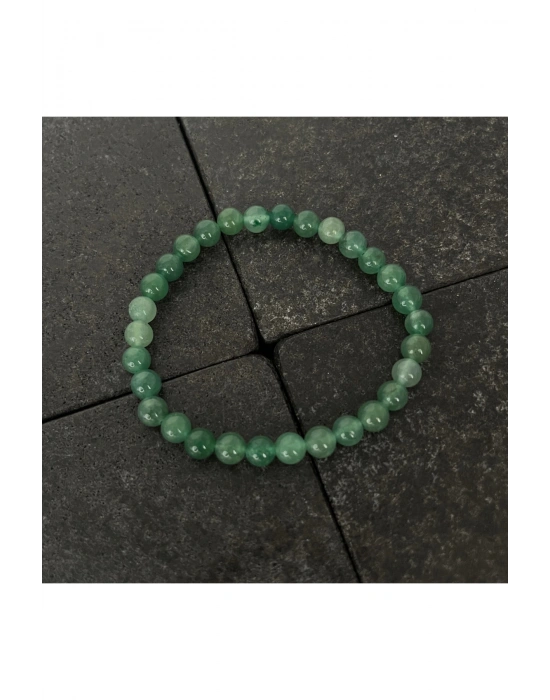 SERTİFİKALI Aventurin 6mm Doğal Taş Bileklik