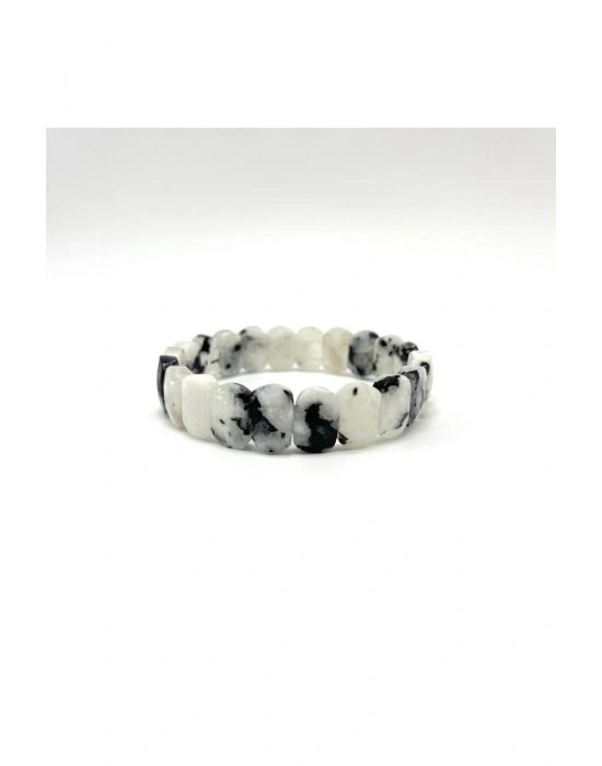 Sertifikalı Ay Taşı Doğal Taş Roleks Bileklik